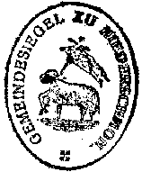 Gemeindesiegel Niederschmon, 1922